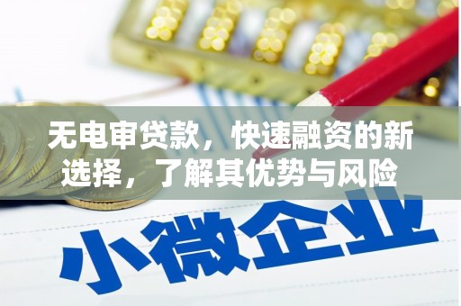嘉祥无电审贷款，快速融资的新选择，了解其优势与风险