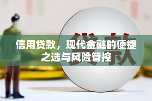 嘉祥信用贷款，现代金融的便捷之选与风险管控
