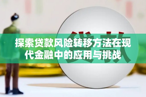 嘉祥探索贷款风险转移方法在现代金融中的应用与挑战