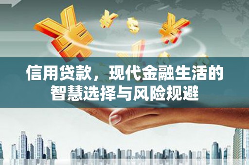 嘉祥信用贷款，现代金融生活的智慧选择与风险规避