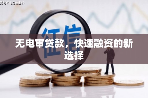 嘉祥无电审贷款，快速融资的新选择
