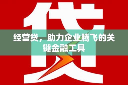嘉祥经营贷，助力企业腾飞的关键金融工具