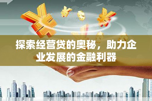 嘉祥探索经营贷的奥秘，助力企业发展的金融利器