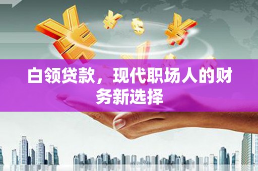 嘉祥白领贷款，现代职场人的财务新选择