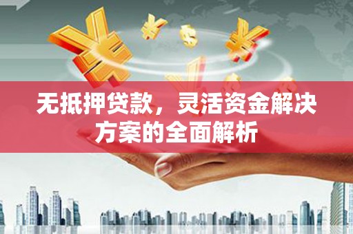 嘉祥无抵押贷款，灵活资金解决方案的全面解析