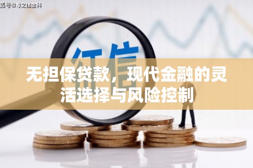 嘉祥无担保贷款，现代金融的灵活选择与风险控制