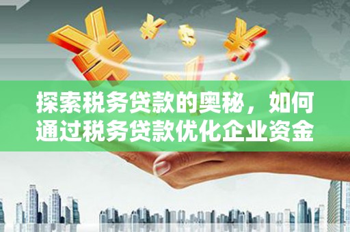 嘉祥探索税务贷款的奥秘，如何通过税务贷款优化企业资金流