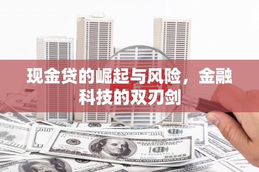 嘉祥现金贷的崛起与风险，金融科技的双刃剑