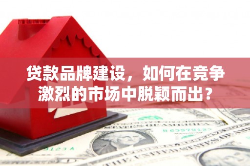 嘉祥贷款品牌建设，如何在竞争激烈的市场中脱颖而出？