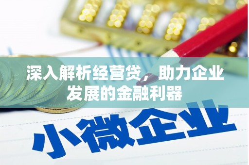 嘉祥深入解析经营贷，助力企业发展的金融利器