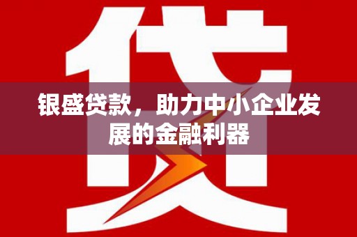 嘉祥银盛贷款，助力中小企业发展的金融利器
