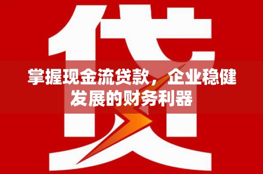 嘉祥掌握现金流贷款，企业稳健发展的财务利器