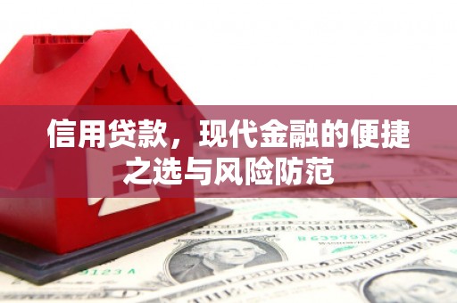 嘉祥信用贷款，现代金融的便捷之选与风险防范
