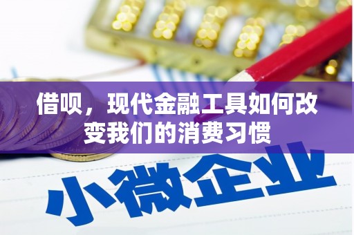 嘉祥借呗，现代金融工具如何改变我们的消费习惯
