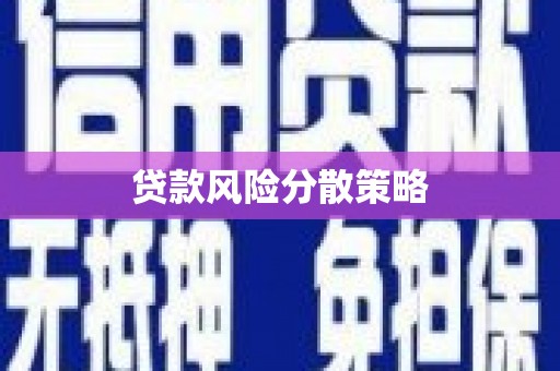 嘉祥贷款风险分散策略