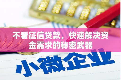 嘉祥不看征信贷款，快速解决资金需求的秘密武器