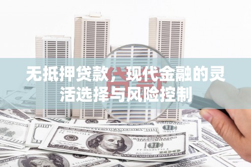 嘉祥无抵押贷款，现代金融的灵活选择与风险控制