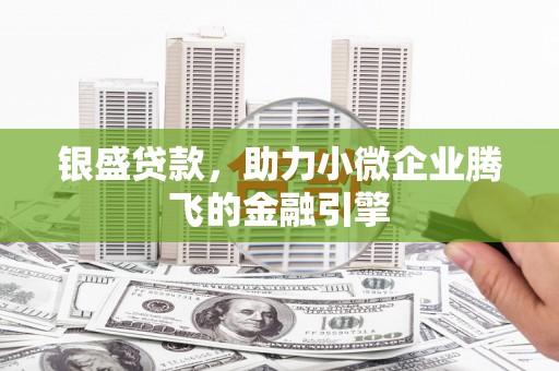 嘉祥银盛贷款，助力小微企业腾飞的金融引擎