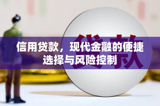 嘉祥信用贷款，现代金融的便捷选择与风险控制