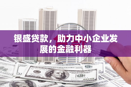 嘉祥银盛贷款，助力中小企业发展的金融利器