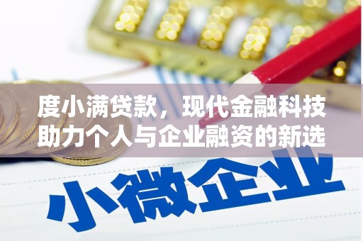 嘉祥度小满贷款，现代金融科技助力个人与企业融资的新选择