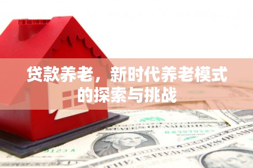 嘉祥贷款养老，新时代养老模式的探索与挑战