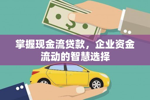 嘉祥掌握现金流贷款，企业资金流动的智慧选择