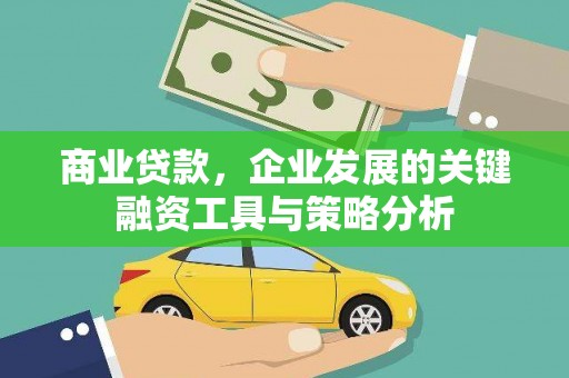 嘉祥商业贷款，企业发展的关键融资工具与策略分析