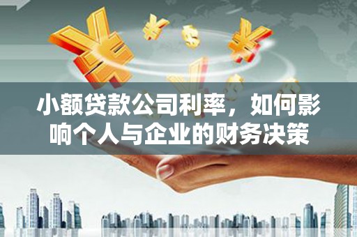 嘉祥小额贷款公司利率，如何影响个人与企业的财务决策