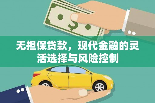 嘉祥无担保贷款，现代金融的灵活选择与风险控制