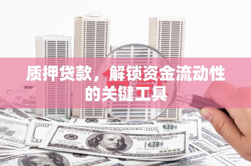 嘉祥质押贷款，解锁资金流动性的关键工具