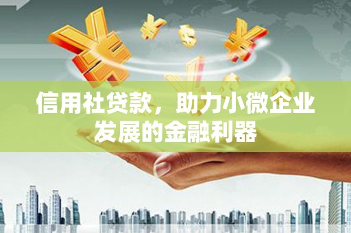 嘉祥信用社贷款，助力小微企业发展的金融利器