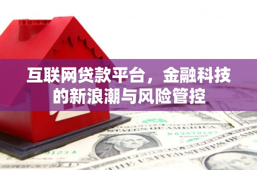 嘉祥互联网贷款平台，金融科技的新浪潮与风险管控