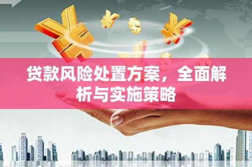 嘉祥贷款风险处置方案，全面解析与实施策略